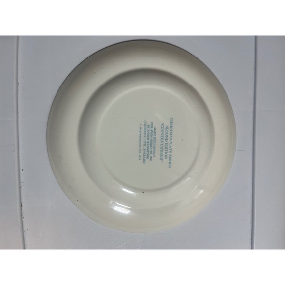 Avon Christmas Plate Series Enoch Wedgwood England 1974 & 1979 Plates - Picture 4 of 4